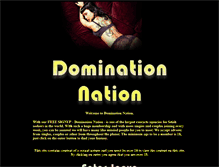 Tablet Screenshot of domination-nation.com